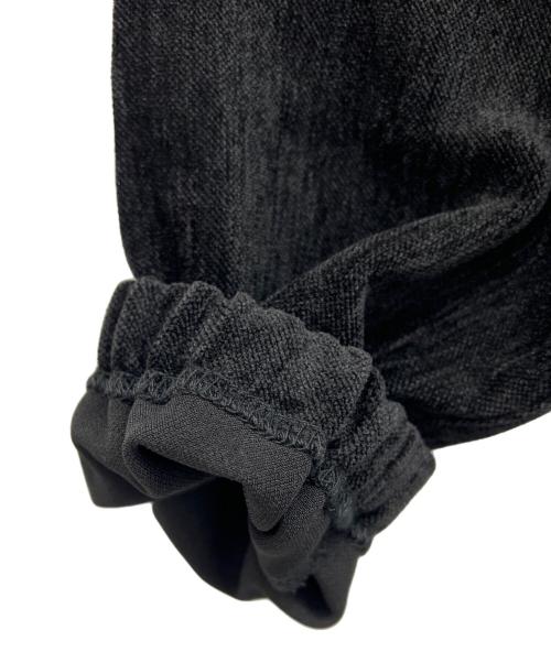 crewre（クルーレ）crewre (クルーレ) ベルベットフードワンピース ブラック サイズ:1の古着・服飾アイテム