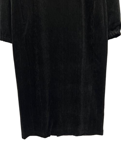 crewre（クルーレ）crewre (クルーレ) ベルベットフードワンピース ブラック サイズ:1の古着・服飾アイテム