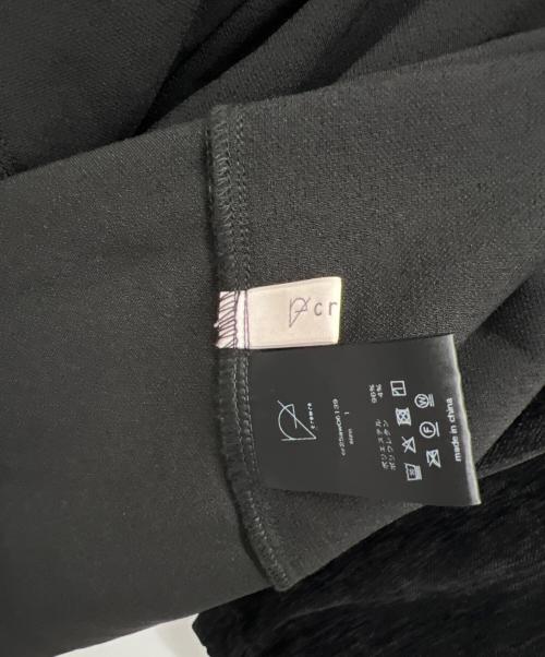 crewre（クルーレ）crewre (クルーレ) ベルベットフードワンピース ブラック サイズ:1の古着・服飾アイテム