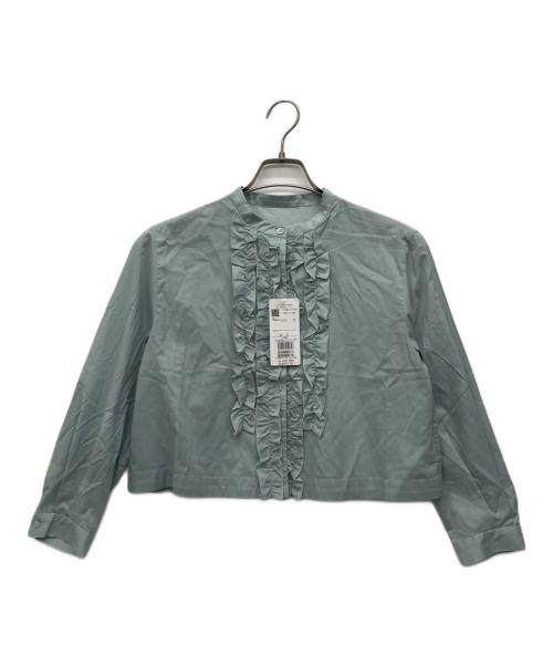 MICHEL KLEIN（ミッシェルクラン）MICHEL KLEIN (ミッシェルクラン) 長袖ブラウス スカイブルー サイズ:Sの古着・服飾アイテム