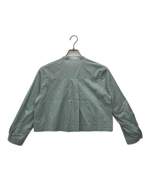MICHEL KLEIN（ミッシェルクラン）MICHEL KLEIN (ミッシェルクラン) 長袖ブラウス スカイブルー サイズ:Sの古着・服飾アイテム
