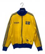 adidasアディダス）の古着「トラックジャケット」｜イエロー×ブルー