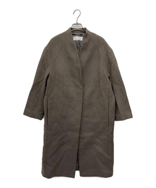 Plage（プラージュ）Plage (プラージュ) ノーカラーコート グレー サイズ:36の古着・服飾アイテム