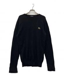 BURBERRY BLACK LABEL（バーバリーブラックレーベル）の古着「薄手ニット」｜ブラック