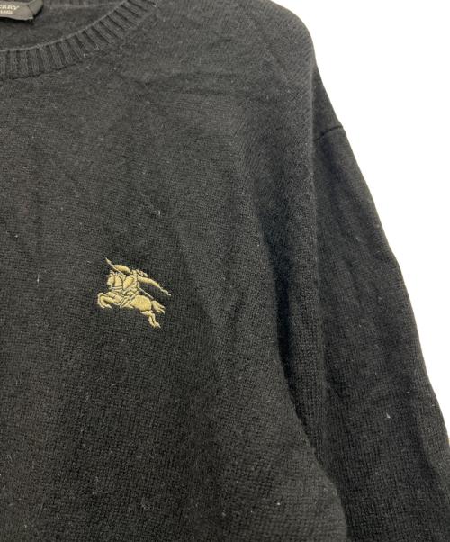 BURBERRY BLACK LABEL（バーバリーブラックレーベル）BURBERRY BLACK LABEL (バーバリーブラックレーベル) 薄手ニット ブラック サイズ:3の古着・服飾アイテム