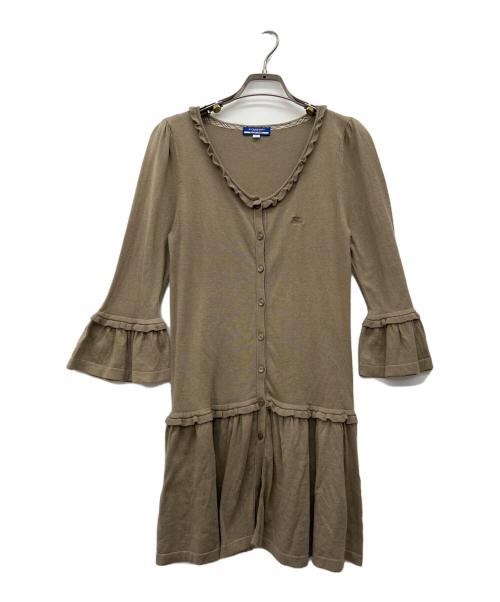 BURBERRY LONDON（バーバリーロンドン）BURBERRY LONDON (バーバリーロンドン) 薄手カーディガン ベージュ サイズ:38の古着・服飾アイテム