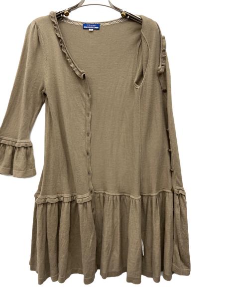BURBERRY LONDON（バーバリーロンドン）BURBERRY LONDON (バーバリーロンドン) 薄手カーディガン ベージュ サイズ:38の古着・服飾アイテム