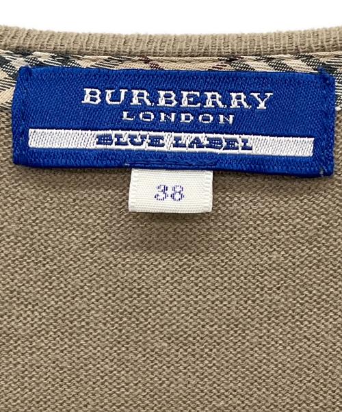 BURBERRY LONDON（バーバリーロンドン）BURBERRY LONDON (バーバリーロンドン) 薄手カーディガン ベージュ サイズ:38の古着・服飾アイテム