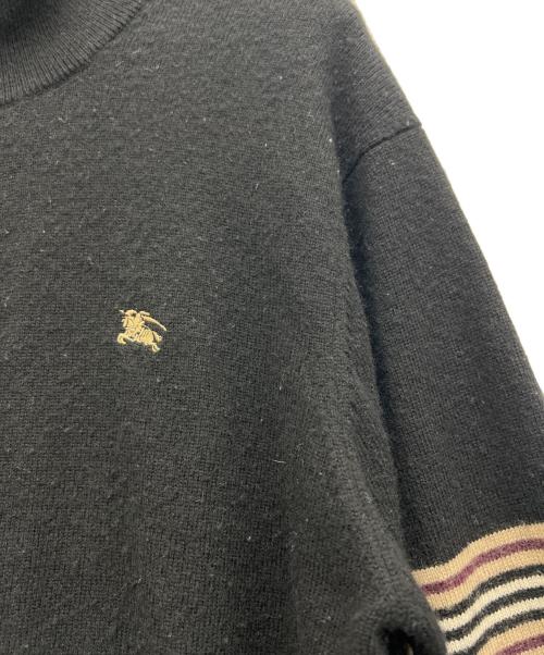 BURBERRY BLACK LABEL（バーバリーブラックレーベル）BURBERRY BLACK LABEL (バーバリーブラックレーベル) ニットカーディガン ブラック サイズ:3の古着・服飾アイテム