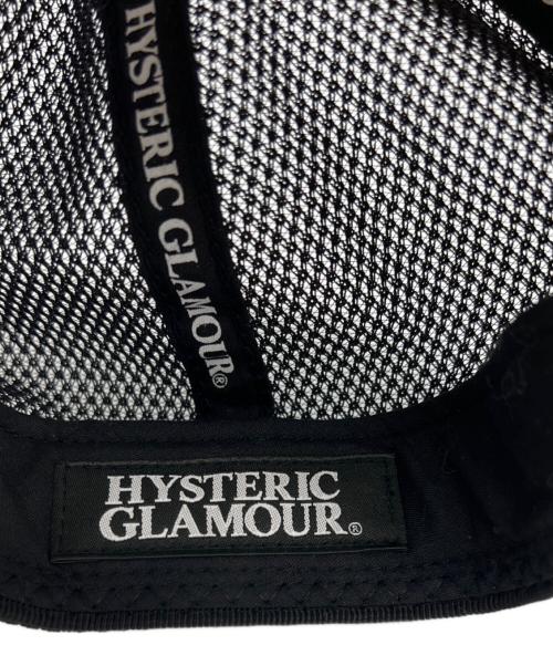 Hysteric Glamour（ヒステリックグラマー）Hysteric Glamour (ヒステリックグラマー) キャップ ブラック×ホワイト サイズ:FREEの古着・服飾アイテム