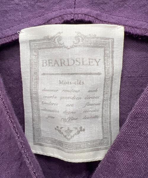 BEARDSLEY（ビアズリー）BEARDSLEY (ビアズリー) リネンサロペット バイオレット サイズ:FREEの古着・服飾アイテム