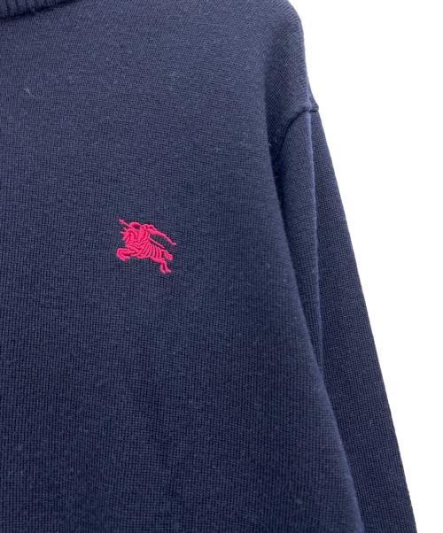 BURBERRY BLACK LABEL（バーバリーブラックレーベル）BURBERRY BLACK LABEL (バーバリーブラックレーベル) 薄手ニット ネイビー サイズ:2の古着・服飾アイテム