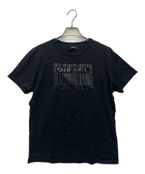 DIESEL（ディーゼル）DIESEL (ディーゼル) 半袖カットソー ブラック サイズ:XSの古着・服飾アイテム