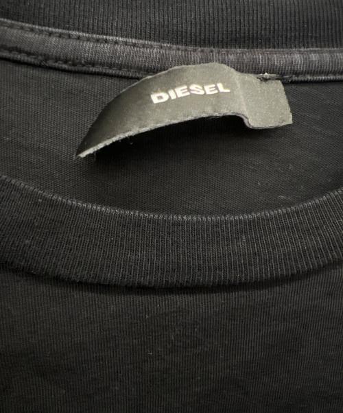 DIESEL（ディーゼル）DIESEL (ディーゼル) 半袖カットソー ブラック サイズ:XSの古着・服飾アイテム