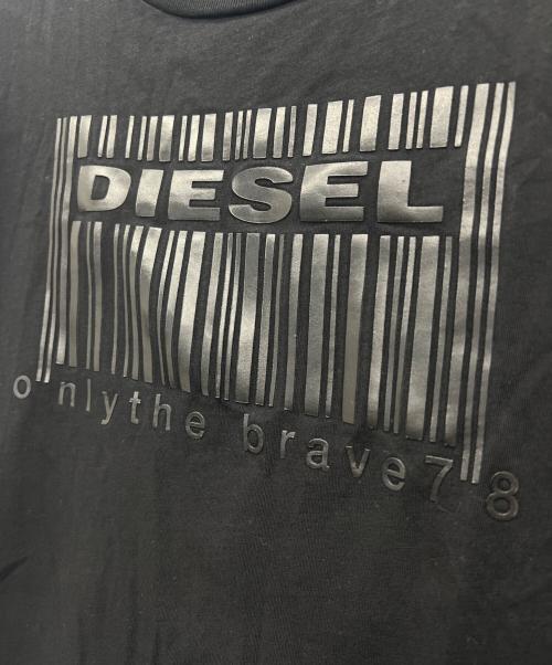 DIESEL（ディーゼル）DIESEL (ディーゼル) 半袖カットソー ブラック サイズ:XSの古着・服飾アイテム
