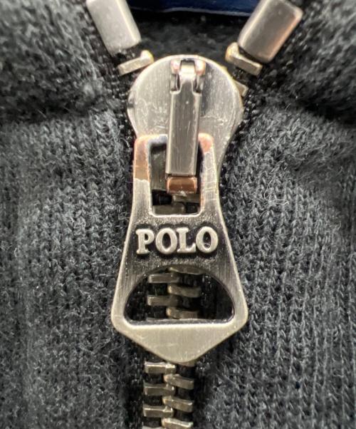 POLO RALPH LAUREN（ポロ・ラルフローレン）POLO RALPH LAUREN (ポロ・ラルフローレン) ジップパーカー ブラック サイズ:Lの古着・服飾アイテム