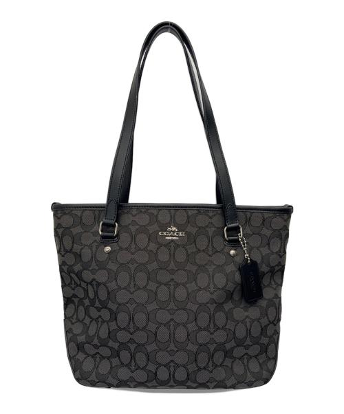 COACH（コーチ）COACH (コーチ) ショルダーバッグ シグネチャー ブラックの古着・服飾アイテム