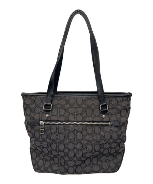 COACH（コーチ）COACH (コーチ) ショルダーバッグ シグネチャー ブラックの古着・服飾アイテム