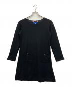 BLUE LABEL CRESTBRIDGEブルーレーベルクレストブリッジ）の古着「長袖ワンピース」｜ブラック