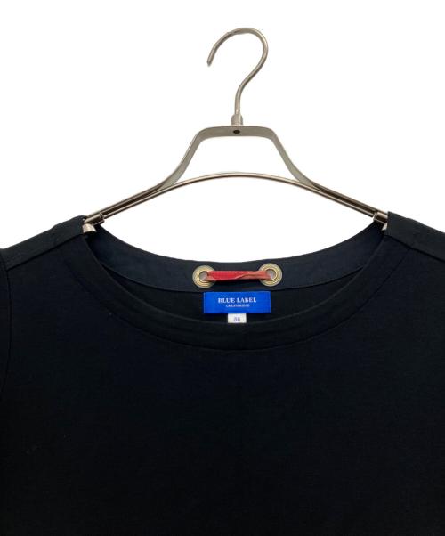 BLUE LABEL CRESTBRIDGE（ブルーレーベルクレストブリッジ）BLUE LABEL CRESTBRIDGE (ブルーレーベルクレストブリッジ) 長袖ワンピース ブラック サイズ:38の古着・服飾アイテム