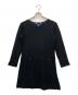 BLUE LABEL CRESTBRIDGE（ブルーレーベルクレストブリッジ）の古着「長袖ワンピース」｜ブラック