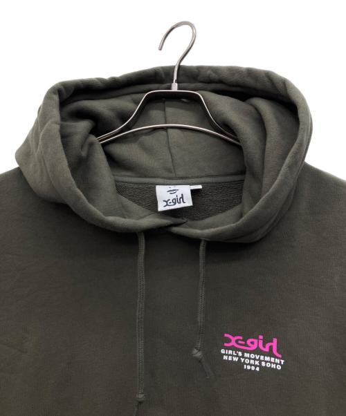 X-GIRL（エックスガール）X-GIRL (エックスガール) パーカー オリーブ サイズ:Sの古着・服飾アイテム