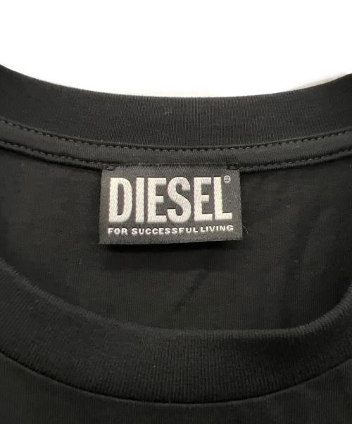 DIESEL（ディーゼル）DIESEL (ディーゼル) 半袖カットソー ブラック サイズ:Sの古着・服飾アイテム