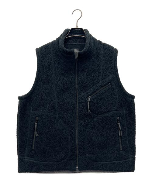 Porter Classic（ポータークラシック）Porter Classic (ポータークラシック) ボアベスト ブラック サイズ:Mの古着・服飾アイテム