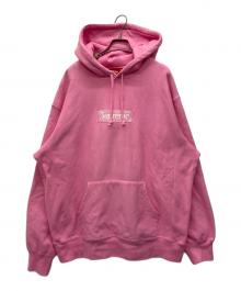 SUPREME（シュプリーム）の古着「ボックスロゴプルオーバーパーカー」｜ピンク