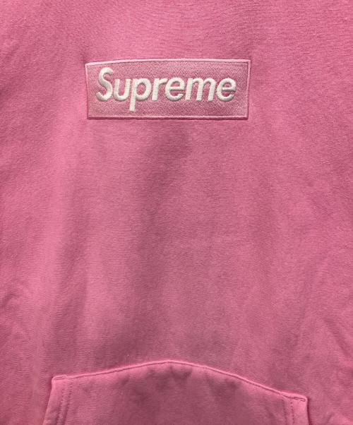 SUPREME（シュプリーム）SUPREME (シュプリーム) ボックスロゴプルオーバーパーカー ピンク サイズ:Lの古着・服飾アイテム