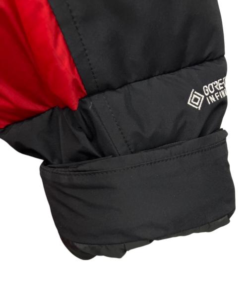 THE NORTH FACE（ザ ノース フェイス）THE NORTH FACE (ザ ノース フェイス) ダウンジャケット レッド×ブラック サイズ:Sの古着・服飾アイテム