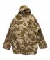 ブランド表記なし (ブランド表記ナシ) ミリタリージャケット ブラウン×ベージュ サイズ:不明：8000円