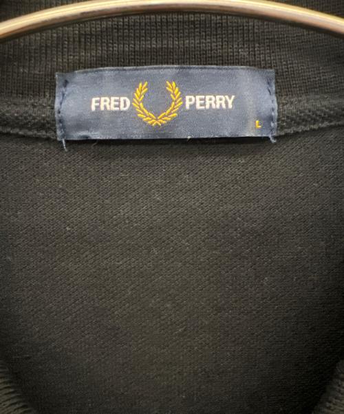 FRED PERRY（フレッドペリー）FRED PERRY (フレッドペリー) ポロシャツ ブラック サイズ:Lの古着・服飾アイテム