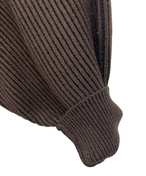 CLOCHE（クロシェ）CLOCHE (クロシェ) 薄手カーディガン ブラウン サイズ:02の古着・服飾アイテム