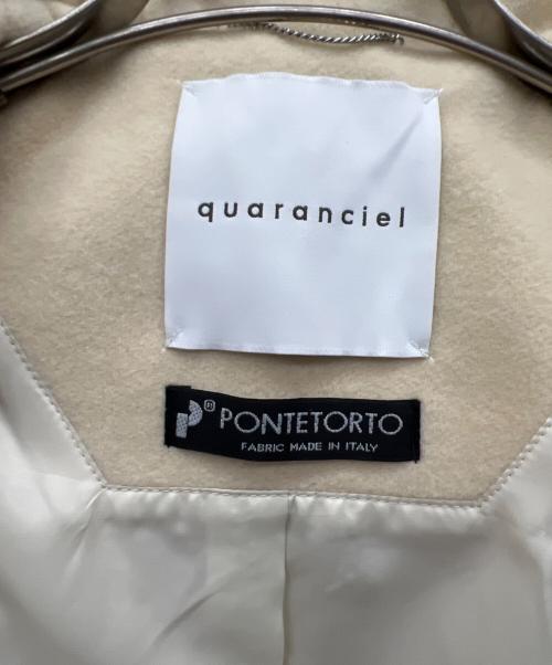 quaranciel（カランシエル）quaranciel (カランシエル) ダッフルコート ベージュ サイズ:38の古着・服飾アイテム