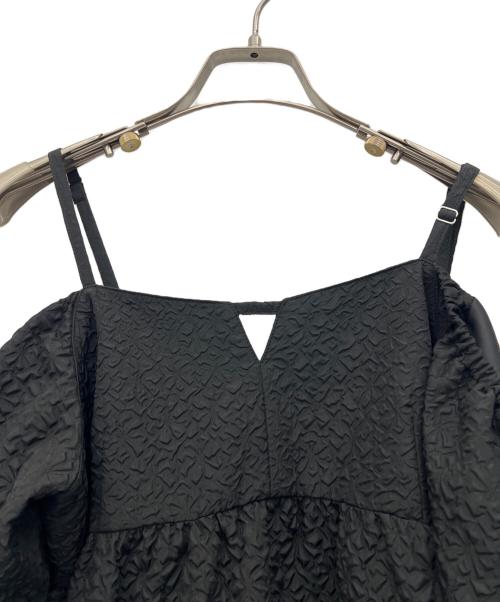 RAY BEAMS（レイ ビームス）RAY BEAMS (レイ ビームス) 半袖ワンピース ブラックの古着・服飾アイテム