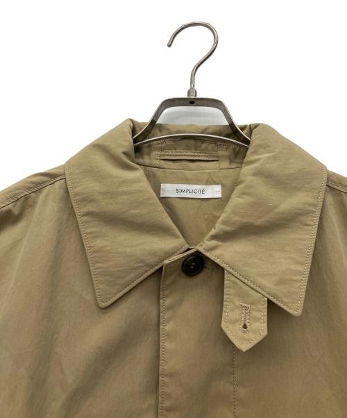 SIMPLICITE（シンプリシテ）SIMPLICITE (シンプリシテ) ステンカラーコート ベージュ サイズ:不明の古着・服飾アイテム
