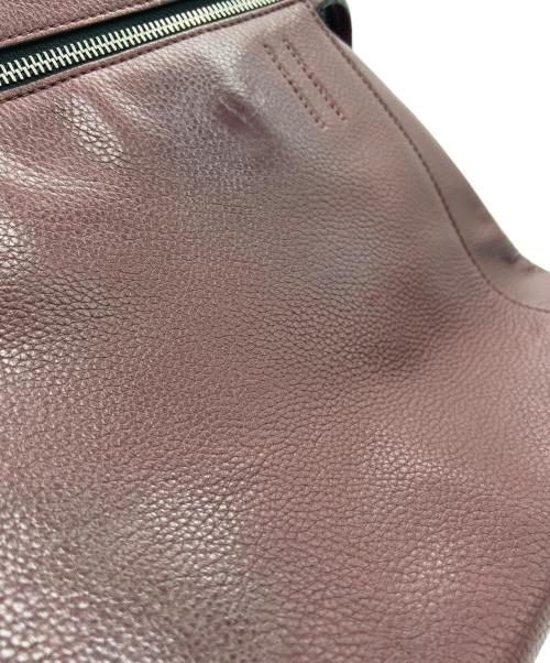 CELINE（セリーヌ）CELINE (セリーヌ) エッジミディアム ハンドバッグ ボルドーの古着・服飾アイテム