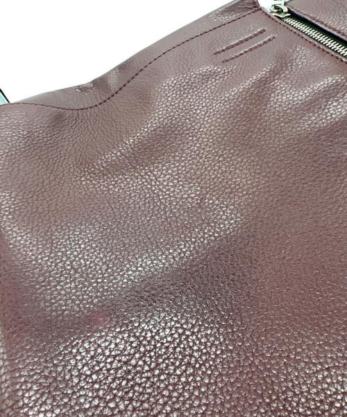 CELINE（セリーヌ）CELINE (セリーヌ) エッジミディアム ハンドバッグ ボルドーの古着・服飾アイテム