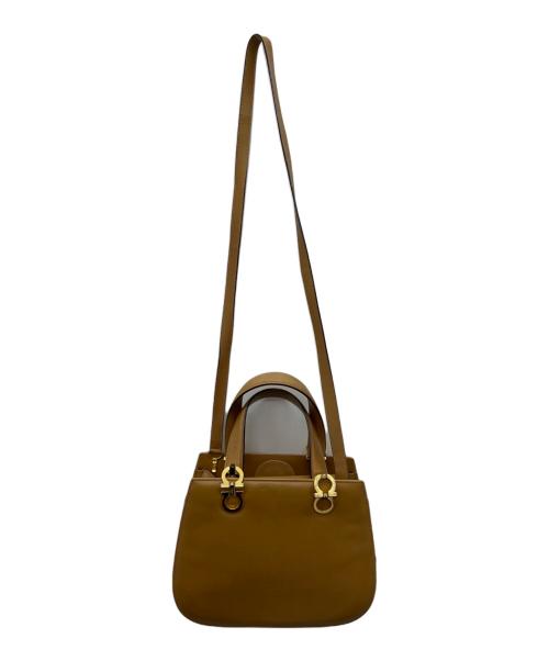 Ferragamo（フェラガモ）Ferragamo (フェラガモ) ハンドバッグ ブラウンの古着・服飾アイテム