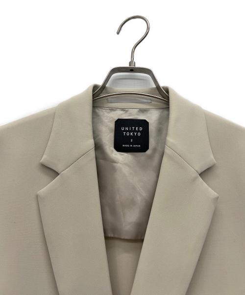 UNITED TOKYO（ユナイテッドトーキョー）UNITED TOKYO (ユナイテッドトーキョー) テーラードジャケット アイボリー サイズ:Mの古着・服飾アイテム