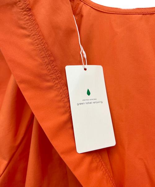 green label relaxing（グリーンレーベルリラクシング）green label relaxing (グリーンレーベルリラクシング) 半袖ワンピース オレンジ サイズ:FREEの古着・服飾アイテム