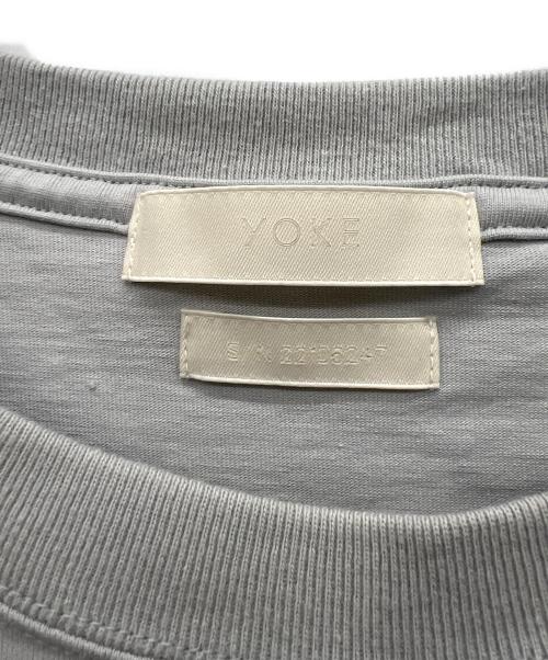 YOKE（ヨーク）YOKE (ヨーク) 半袖カットソー ライトグレー サイズ:2の古着・服飾アイテム
