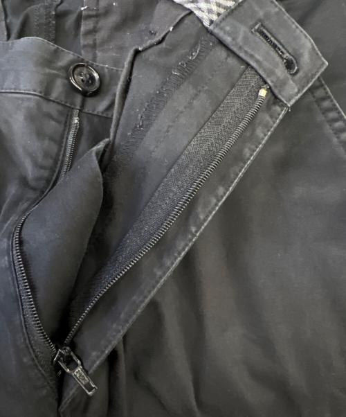 BURBERRY BLACK LABEL（バーバリーブラックレーベル）BURBERRY BLACK LABEL (バーバリーブラックレーベル) 7分丈パンツ ブラック サイズ:73の古着・服飾アイテム