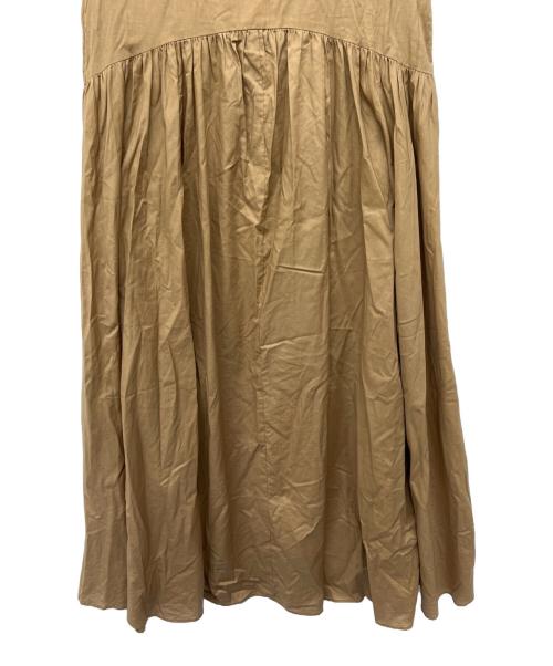 Aga（アーガ）Aga (アーガ) ノースリーブワンピース ブラウン サイズ:9の古着・服飾アイテム