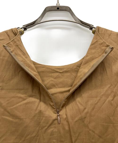 Aga（アーガ）Aga (アーガ) ノースリーブワンピース ブラウン サイズ:9の古着・服飾アイテム