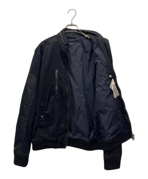 DIESEL（ディーゼル）DIESEL (ディーゼル) ジップアップジャケット ブラック サイズ:Lの古着・服飾アイテム