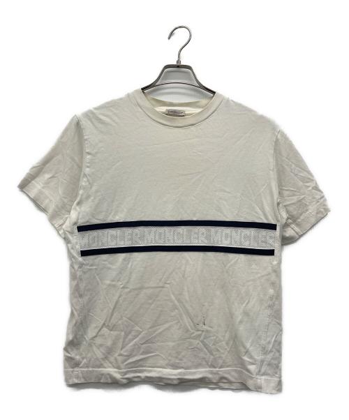 MONCLER（モンクレール）MONCLER (モンクレール) 半袖カットソー ホワイト サイズ:XSの古着・服飾アイテム