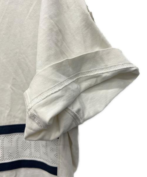 MONCLER（モンクレール）MONCLER (モンクレール) 半袖カットソー ホワイト サイズ:XSの古着・服飾アイテム