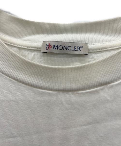 MONCLER（モンクレール）MONCLER (モンクレール) 半袖カットソー ホワイト サイズ:XSの古着・服飾アイテム